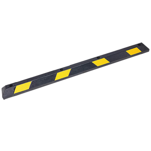 180cm Heavy Duty Rubber Curb Parking Guide Wheel Driveway Stopper Reflective Yellow