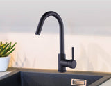 Kitchen Mixer Tap Faucet Basin Laundry Sink - BLACK