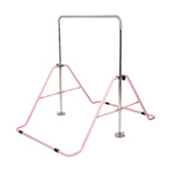 Kids Gymnastics Bars Training Horizontal Bar Monkey Kip Bar Pink