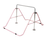 Kids Gymnastics Bars Training Horizontal Bar Monkey Kip Bar Pink