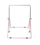 Kids Gymnastics Bars Training Horizontal Bar Monkey Kip Bar Pink