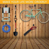 12-Pack Wall Mount Garage Hooks Tool Storage Workshop Organiser Heavy Duty Steel