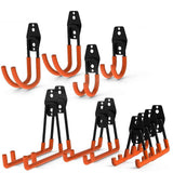 12-Pack Wall Mount Garage Hooks Tool Storage Workshop Organiser Heavy Duty Steel