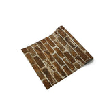 Wallpaper Faux Brick Wall Paper Roll