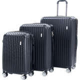 Delegate Suitcases Luggage Set 20" 24" 28"Carry On Trolley TSA Travel Bag