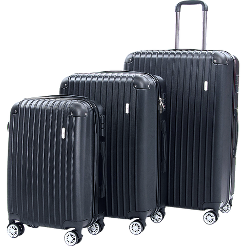 Delegate Suitcases Luggage Set 20" 24" 28"Carry On Trolley TSA Travel Bag