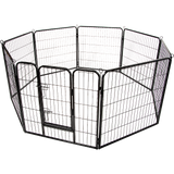 8 Panel Heavy Duty Pet Dog Playpen Puppy Exercise Fence Enclosure Cage