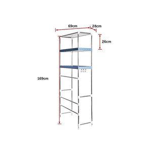 Storage Shelves Shelf 3 Tier Rack Portable Laundry Stand Unit Organiser