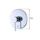 Shower Bath Mixer Tap Bathroom WATERMARK Approved - Chrome