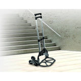 Stair Climbing Trolley 6 Wheels Aluminium Folding Hand Cart Climb Steps