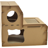 Cat Cardboard House Tree Tower Condo Scratcher Pet Post Pad Mat Furniture