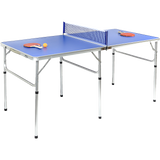 152cm Portable Tennis Table, Folding Ping Pong Table Game Set