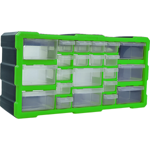 22 Multi Drawer Parts Storage Cabinet Unit Organiser Home Garage Tool Box