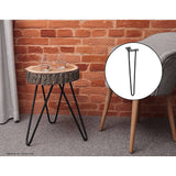 Set of 4 Industrial Retro Hairpin Table Legs 12mm Steel Bench Desk 41cm Leg