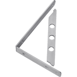 L Bracket Heavy Duty Stainless Steel Solid Shelf Support Corner Brace 2-Pack