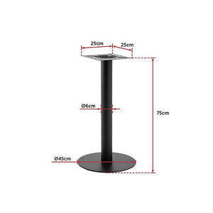 Steel Round 45cm Restaurant Cafe Office Table Base Leg