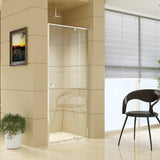 Adjustable Semi Frameless Shower Screen (82~90) x 195cm Australian Safety Glass