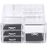 11 Drawers Clear Acrylic Tower Organiser Cosmetic jewellery Luxury Storage Cabinet