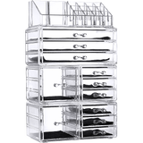 11 Drawers Clear Acrylic Tower Organiser Cosmetic jewellery Luxury Storage Cabinet