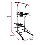 Power Tower Pull Up Weight Bench Dip Multi Station Chin Up Home Gym Equipment