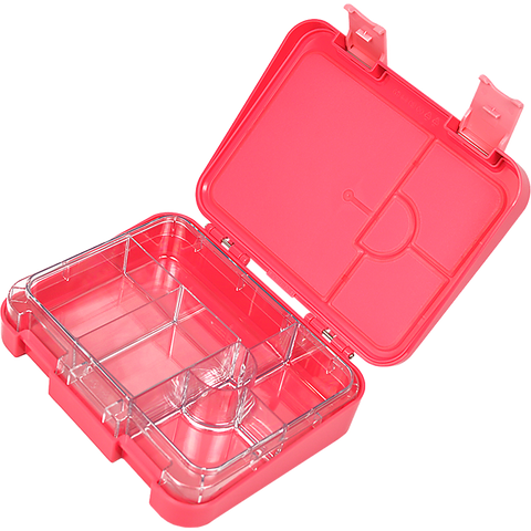 Bento Lunch Box Kids Leakproof Food Container School Picnic - Pink