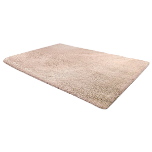 230x160cm Floor Rugs Large Shaggy Rug Area Carpet Bedroom Living Room Mat - Beige