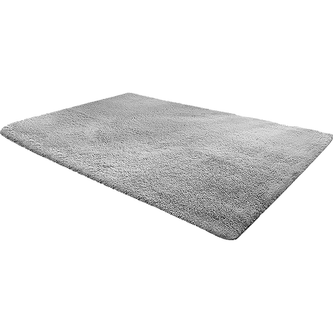 200x140cm Floor Rugs Large Shaggy Rug Area Carpet Bedroom Living Room Mat - Grey