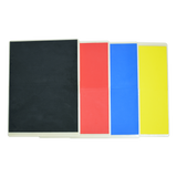 Martial Arts Supply Rebreakable Board Taekwondo, MMA, Karate-Set: Yellow, Blue, Red & Black