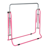 Kids Gymnastics Bars Training Horizontal Bar Monkey Kip Bar Pink