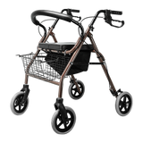 Rollator Walker Walking Frame With Wheels Zimmer Mobility Aids Seat Coffee