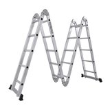 5.8m Multipurpose Ladder Aluminium Extension Folding Adjustable Step