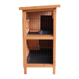 Large Rabbit Hutch with BASE Chicken Coop 2 Storey Guinea Pig Pet Cage House