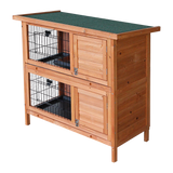 Large Rabbit Hutch with BASE Chicken Coop 2 Storey Guinea Pig Pet Cage House