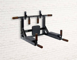 Heavy Duty Wall Mounted Power Station - Knee Raise - Pull Up - Chin Up -Dips Bar