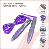 Digital LCD Skipping Jumping Rope - Purple