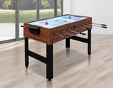 4FT 3-in-1 Games Foosball Soccer Hockey Pool Table Table