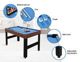 4FT 3-in-1 Games Foosball Soccer Hockey Pool Table Table