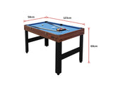 4FT 3-in-1 Games Foosball Soccer Hockey Pool Table Table