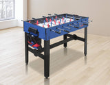 4FT 12-in-1 Combo Games Tables Foosball Soccer Basketball Hockey Pool Table Tennis