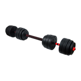 40kg Adjustable Rubber Dumbbell Set Barbell Home GYM Exercise Weights