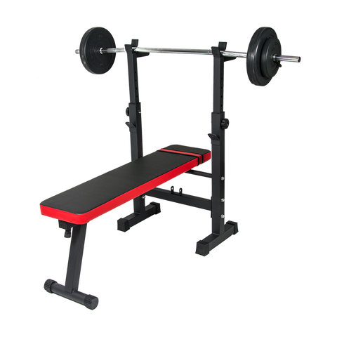 Folding Flat Weight Lifting Bench Body Workout Exercise Machine Home Fitness