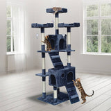 180cm Cat Tree Scratching Post Scratcher Tower Condo House Furniture Wood