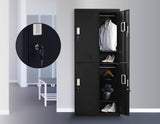 Four-Door Office Gym Shed Storage Locker