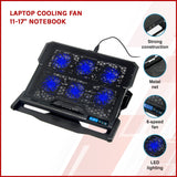 Laptop Cooling Fan 11-17" Notebook