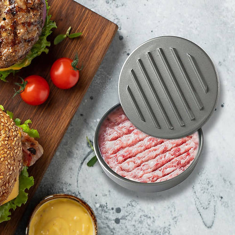 Large Round Hamburger Patty Maker Grill Press Burger Metal Mold Cooking Tools