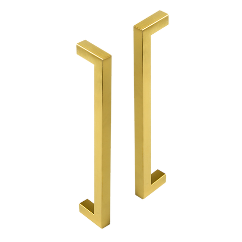 Brushed Brass Drawer Pulls Kitchen Cabinet Handles - Gold Finish 192mm