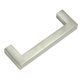 Brushed Nickel Stainless Steel Kitchen Cabinet Square Drawer Pull Door Handles 15-Pack