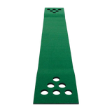 Golf Beer Pong Game Toy Set Green Golf Putting Matt with 2 Putters, 6 Balls