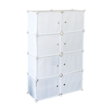 White Cube DIY Shoe Cabinet Rack Storage Portable Stackable Organiser Stand