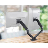 Dual Screen Gas-strut Monitor Stand Mount Desktop Bracket for LED/LC